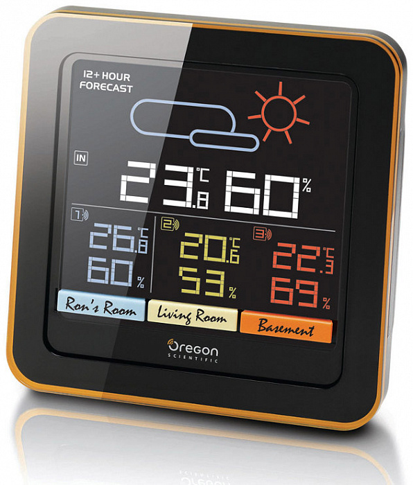 Метеостанция Oregon Scientific RAR502S (Black) купить в интернет-магазине icover