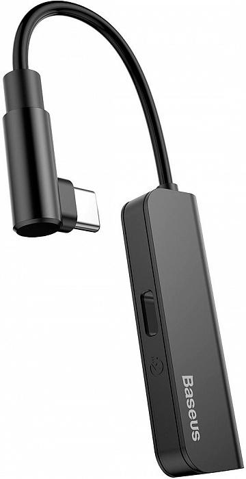Переходник Baseus L53 USB-C/3.5mm CATL53-01 (Black) купить в интернет-магазине icover