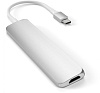 USB-концентратор Satechi Slim Multi-Port V2 (ST-SCMA2S) Type-C 4K (Silver) купить в интернет-магазине icover