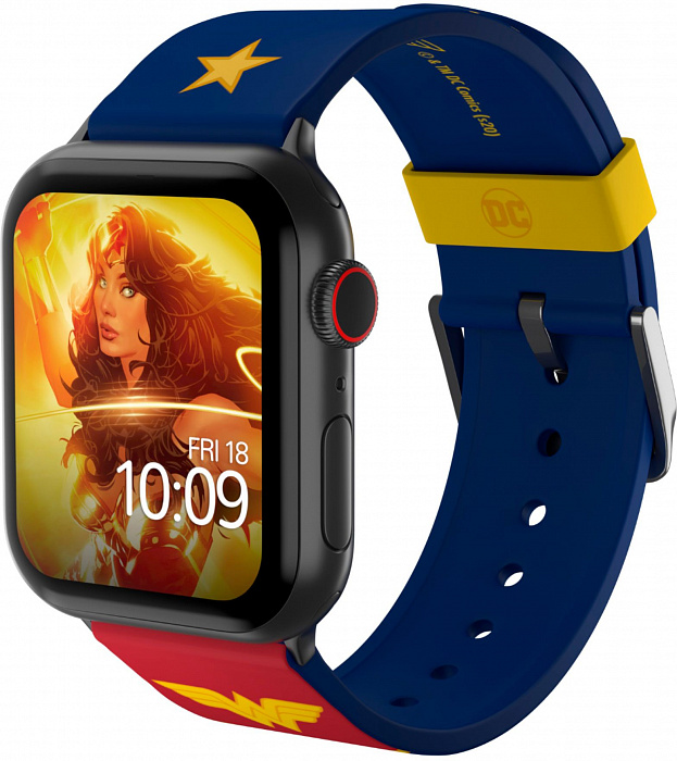 Ремешок MobyFox DC WonderWoman Logo (ST-WNR22DCC2010) для Apple Watch (Blue) купить в интернет-магазине icover