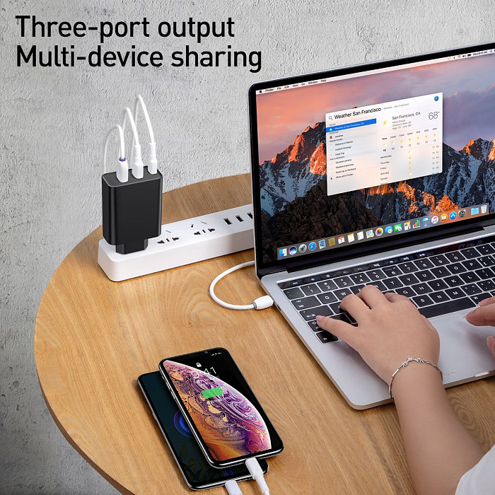 Сетевое зарядное устройство Baseus Speed PPS Quick Charger Type C CCFS-G01 (Black) купить в интернет-магазине icover