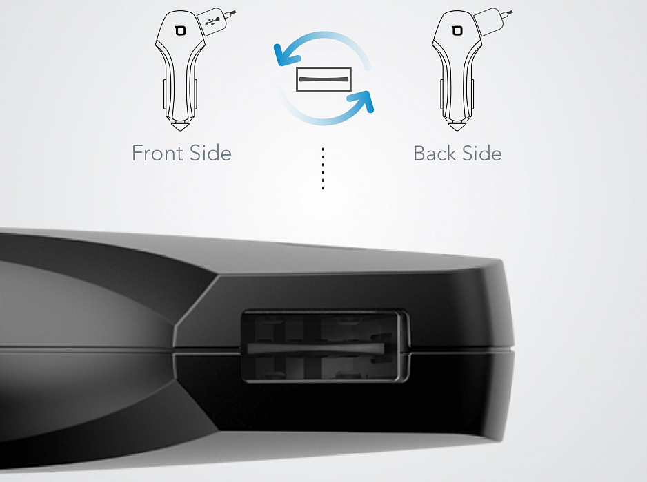 Автомобильное зарядное устройство Nonda ZUS QC Car Charger ZU44BKRN (Black) купить в интернет-магазине icover