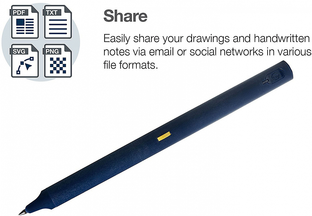Neo SmartPen смарт-ручка Neo SmartPen M1 (Navy) купить в интернет-магазине icover