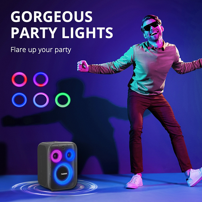 Портативная акустика Tronsmart Halo 200 Basic 120W (Black) купить в интернет-магазине icover