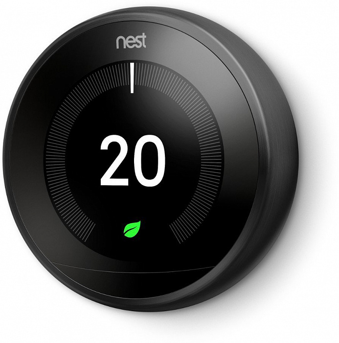 Термостат Nest Learning Thermostat 3.0 (Black) купить в интернет-магазине icover