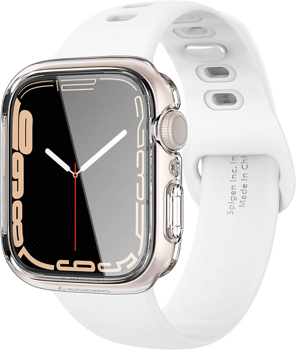 Spigen Ultra Hybrid (ACS04188) для Apple Watch 7 / 8 41mm (Clear) купить в интернет-магазине icover