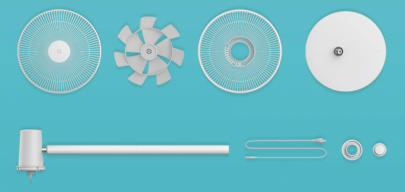 Напольный вентилятор Xiaomi Mi Smart Standing Fan 2 Lite (White) купить в интернет-магазине icover