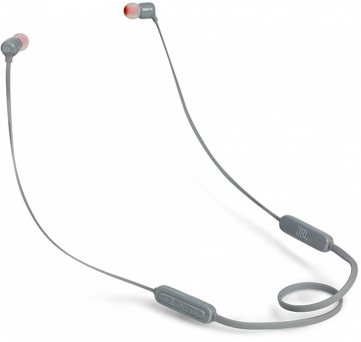 Bluetooth-наушники JBL T110BT с микрофоном (Gray) купить в интернет-магазине icover