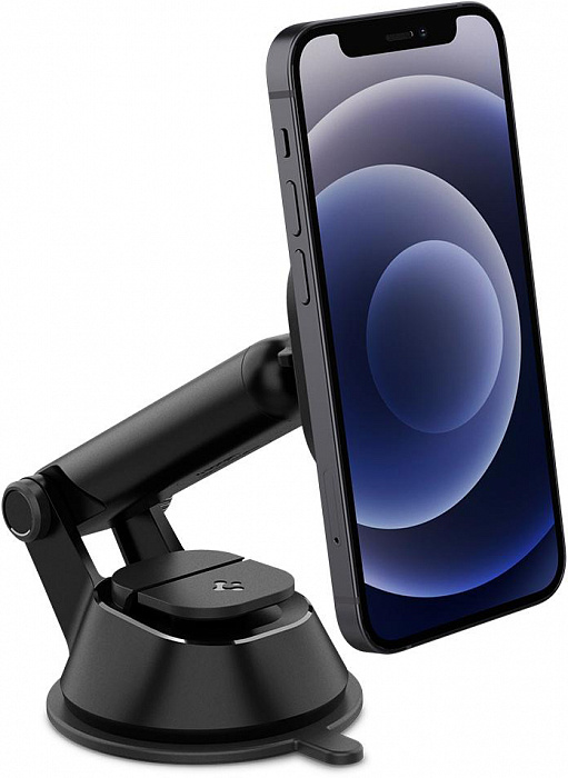 Автомобильный держатель Spigen OneTap Magnetic Car Mount Dash MagSafe (ACP02618) для iPhone 12 (Black) купить в интернет-магазине icover