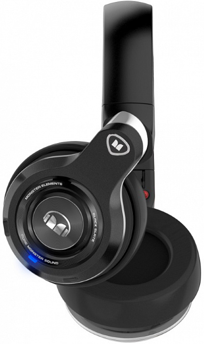 Беспроводные наушники Monster Elements Wireless Over-Ear 137050-00 с микрофоном (Black Slate) купить в интернет-магазине icover