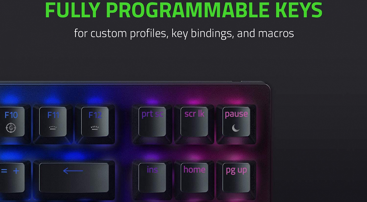 Игровая клавиатура Razer BlackWidow V3 Green Switch RZ03-03490700-R3R1 (Black) купить в интернет-магазине icover