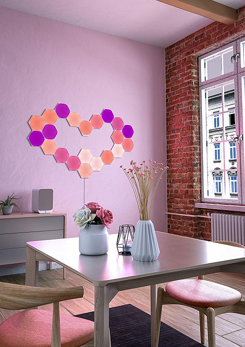 Система освещения Nanoleaf Shapes Hexagon 9 панелей (NL42-0002HX-9PK) купить в интернет-магазине icover
