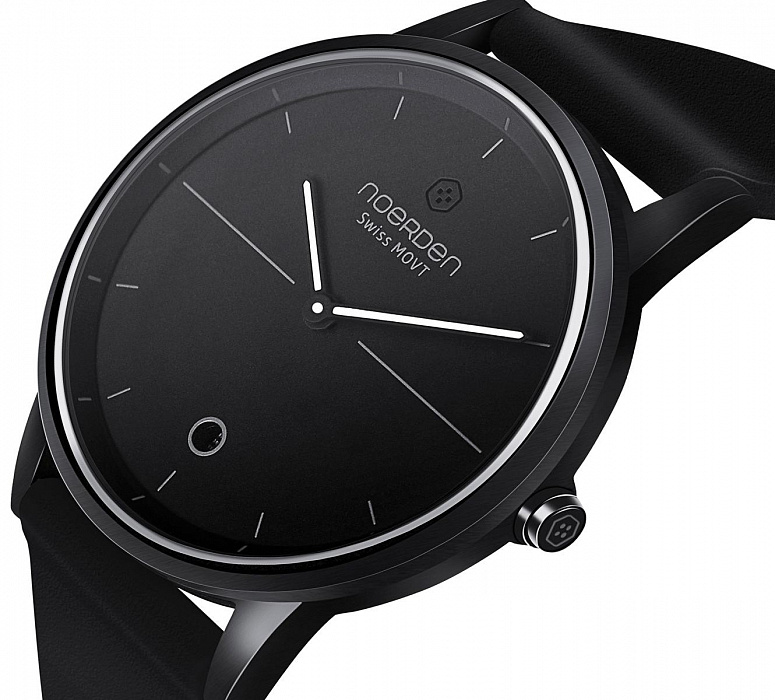 Гибридные смарт-часы Noerden MATE (Black) купить в интернет-магазине icover