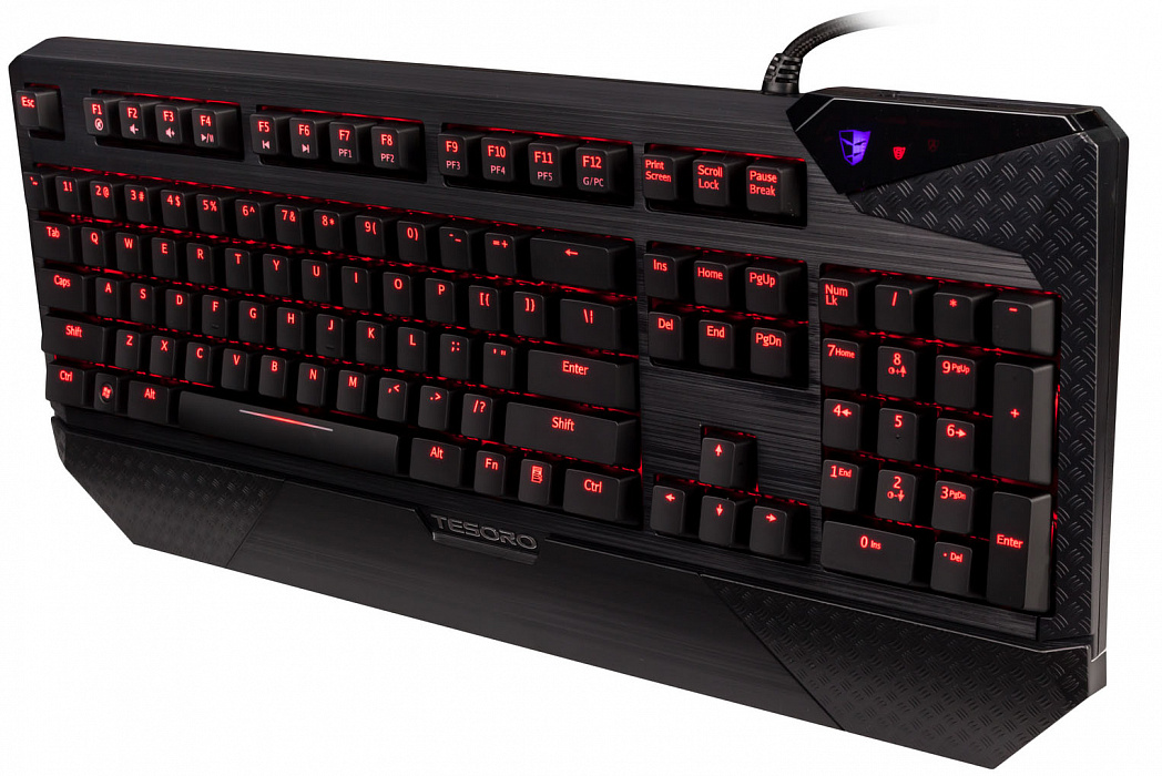 Tesoro Durandal TS-G1NL - игровая клавиатура (Black/Cherry MX Black) купить в интернет-магазине icover