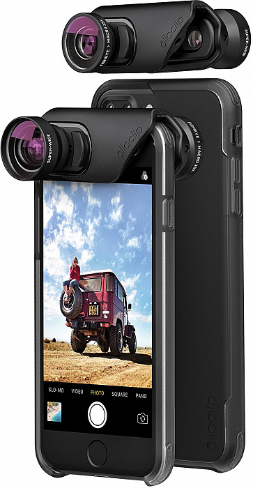 Комплект объективов Olloclip Core Lens Set (OC-0000216-EU) для iPhone 7/7 Plus (Black) купить в интернет-магазине icover
