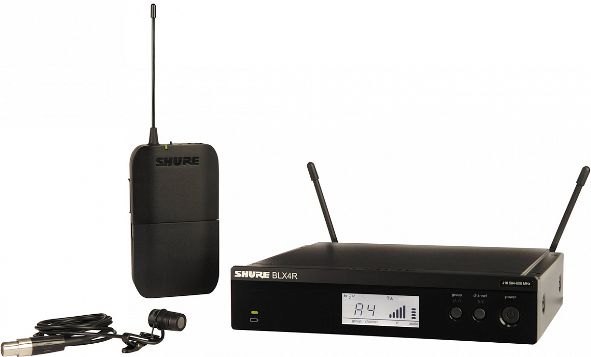 Shure BLX14RE/W85 K3E - головная радиосистема с петличным микрофоном WL185 (Black) купить в интернет-магазине icover