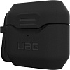 Чехол с карабином UAG Standard Issue Silicone_001 Case для AirPods 3 (Black) купить в интернет-магазине icover