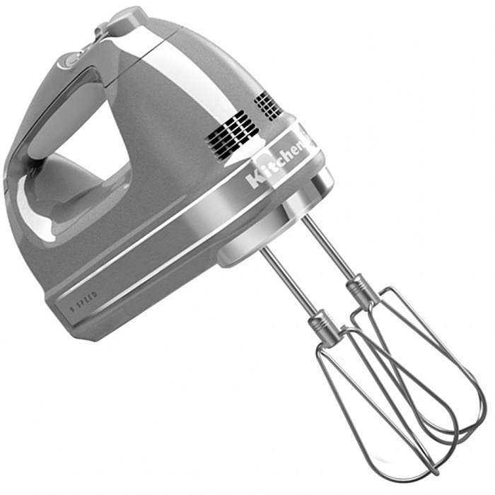 Миксер ручной KitchenAid 9-Speed Hand Mixer 5KHM9212ECU (Contour Silver) купить в интернет-магазине icover