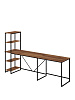 Стол письменный угловой лофт RIDBERG ФЛОРИДА (Dark Oak/Black) купить в интернет-магазине icover