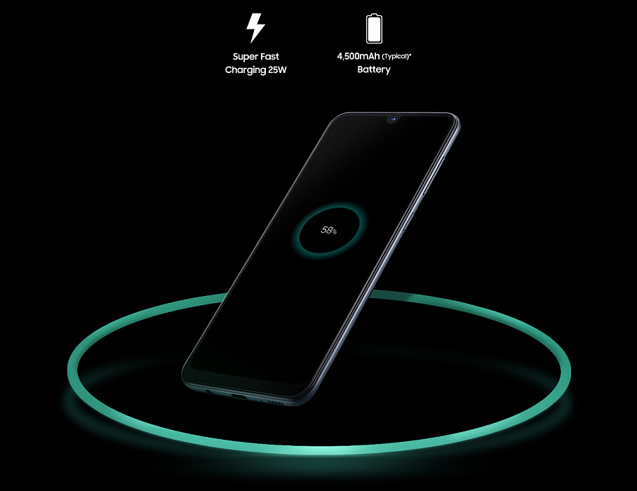 Смартфон Samsung Galaxy A70 128Gb SM-A705FZKMSER (Black) купить в интернет-магазине icover