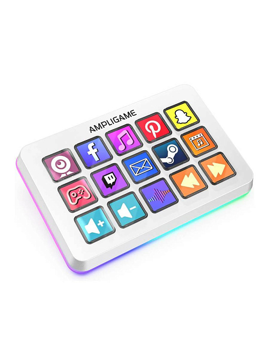Контроллер для стриминга Fifine Visualization Keyboard D6 (White) купить в интернет-магазине icover