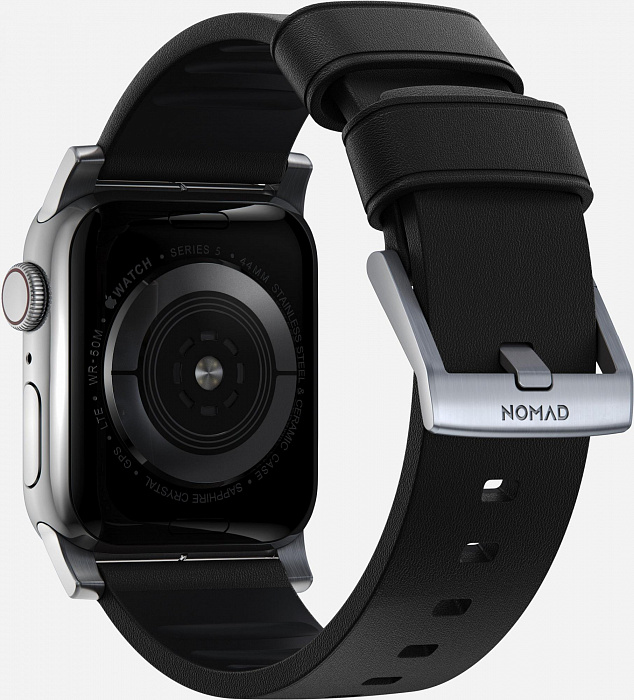Ремешок Nomad Active Strap Pro (NM1A41SNW0) для Apple Watch 42/44 mm (Black/Silver) купить в интернет-магазине icover