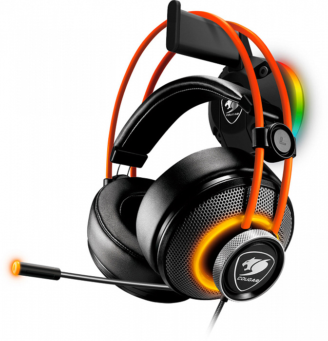 Подставка Cougar Bunker S RGB (CUBUNSRGB) для наушников (Black) купить в интернет-магазине icover