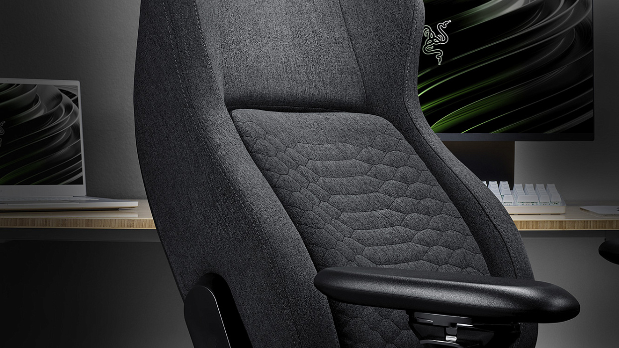 Игровое кресло Razer Iskur XL Fabric RZ38-03950300-R3G1 (Dark Gray) купить в интернет-магазине icover