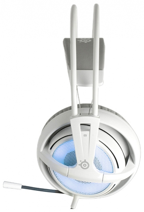 SteelSeries Siberia V2 Frost Blue Edition (51125) - игровая гарнитура (White/Blue) купить в интернет-магазине icover