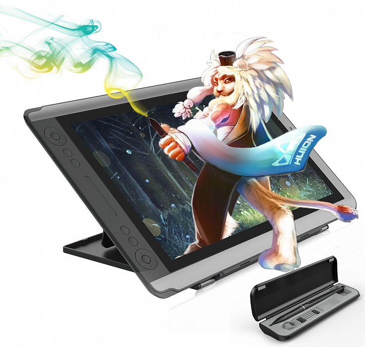 Графический планшет Huion Kamvas GT-156HD v2 15.6'' (Grey/Silver) купить в интернет-магазине icover