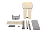 Швабра и ведро с отжимом Ridberg Hand-Free Scrape Mop Small (White) купить в интернет-магазине icover