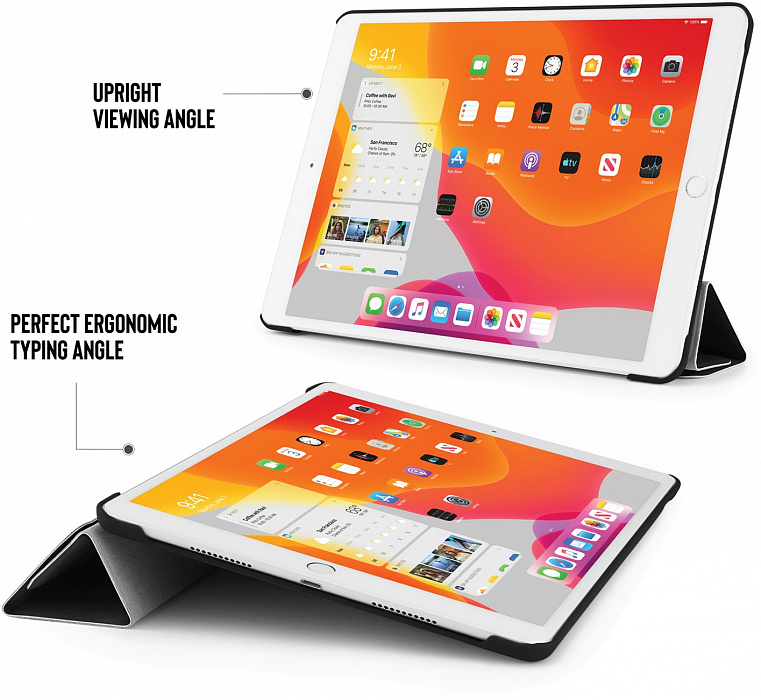 Чехол Pipetto Origami (P030-49-7) для iPad 10.2" (Black) купить в интернет-магазине icover