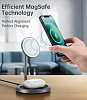 Беспроводное зарядное устройство Choetech 2-in-1 Magsafe Wireless Charger (Gray) купить в интернет-магазине icover