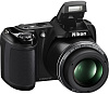 Nikon Coolpix L340 (VNA780E1) - цифровая фотокамера (Black) купить в интернет-магазине icover