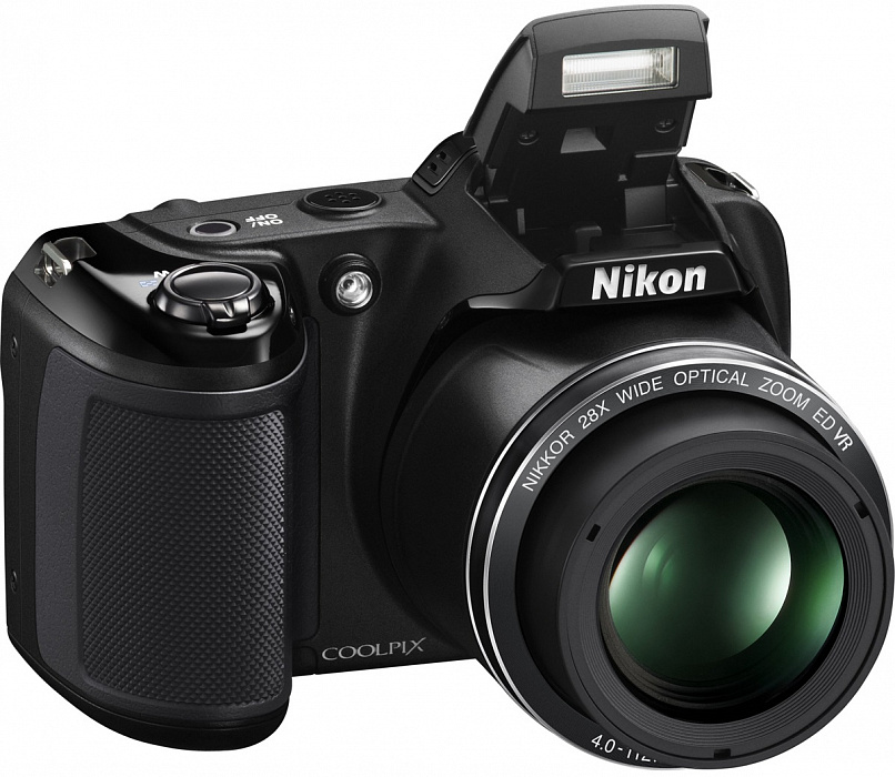 Nikon Coolpix L340 (VNA780E1) - цифровая фотокамера (Black) купить в интернет-магазине icover