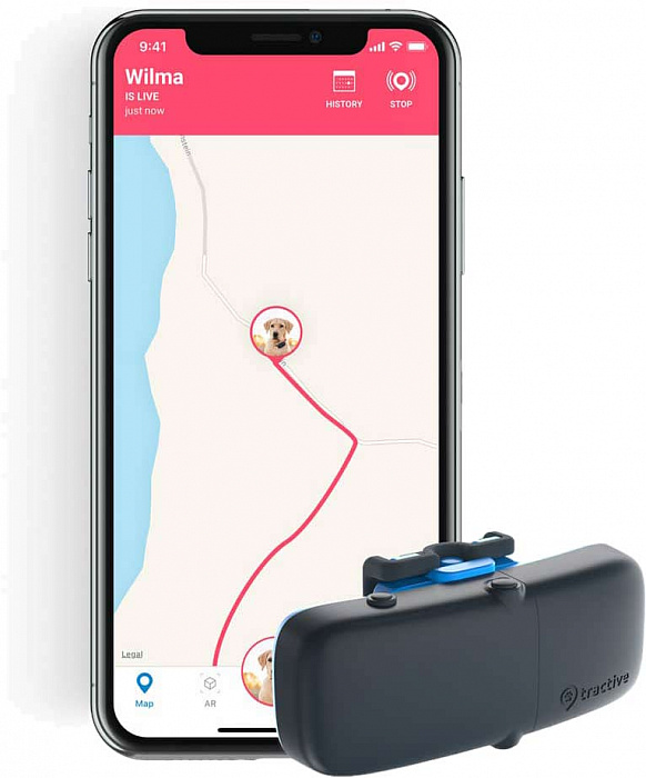 GPS-трекер Tractive TRDOG1 для собак (Black) купить в интернет-магазине icover