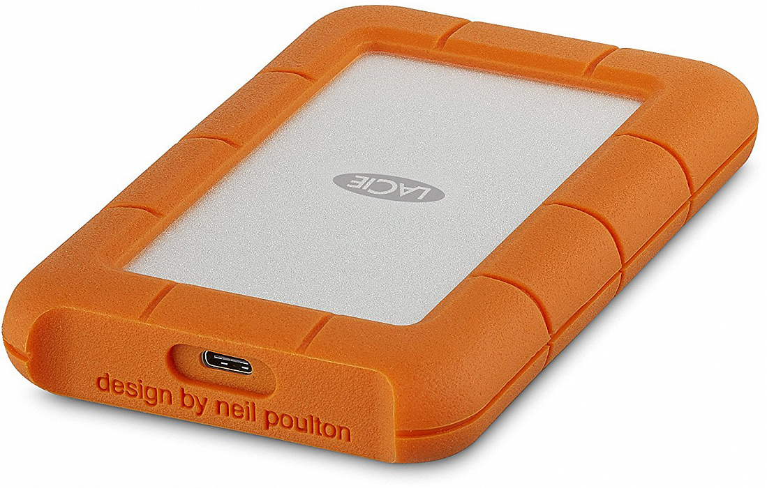 Внешний жесткий диск LaCie Rugged Mini 2.5" 4Tb USB-C STFR4000800 (Orange) купить в интернет-магазине icover