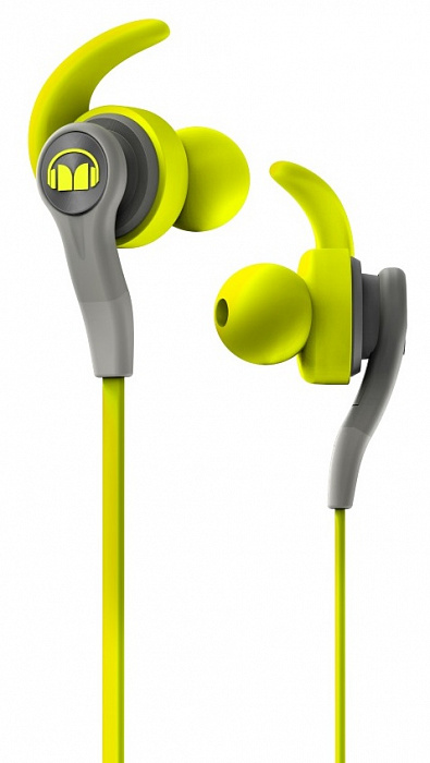 Наушники Monster iSport Compete In-Ear с микрофоном (Green) купить в интернет-магазине icover