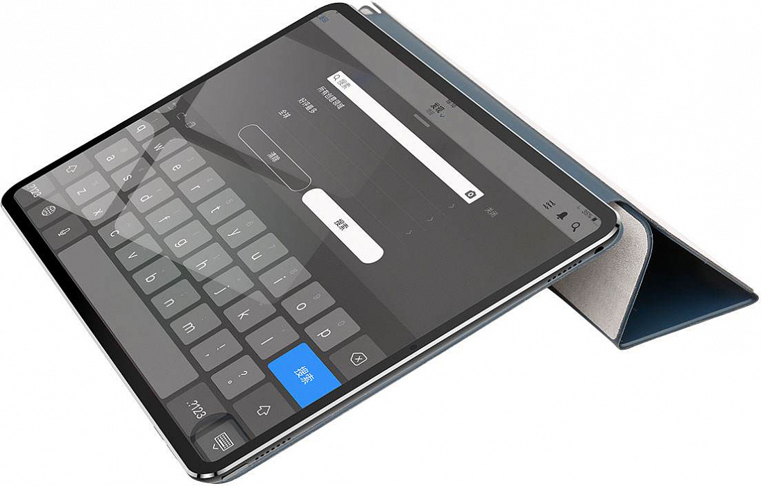 Чехол Baseus Simplism Y-Type Leather (LTAPIPD-BSM03) для iPad Pro 12.9 2018 (Blue) купить в интернет-магазине icover