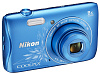 Фотоаппарат Nikon Coolpix S3700 (Blue Lineart) купить в интернет-магазине icover