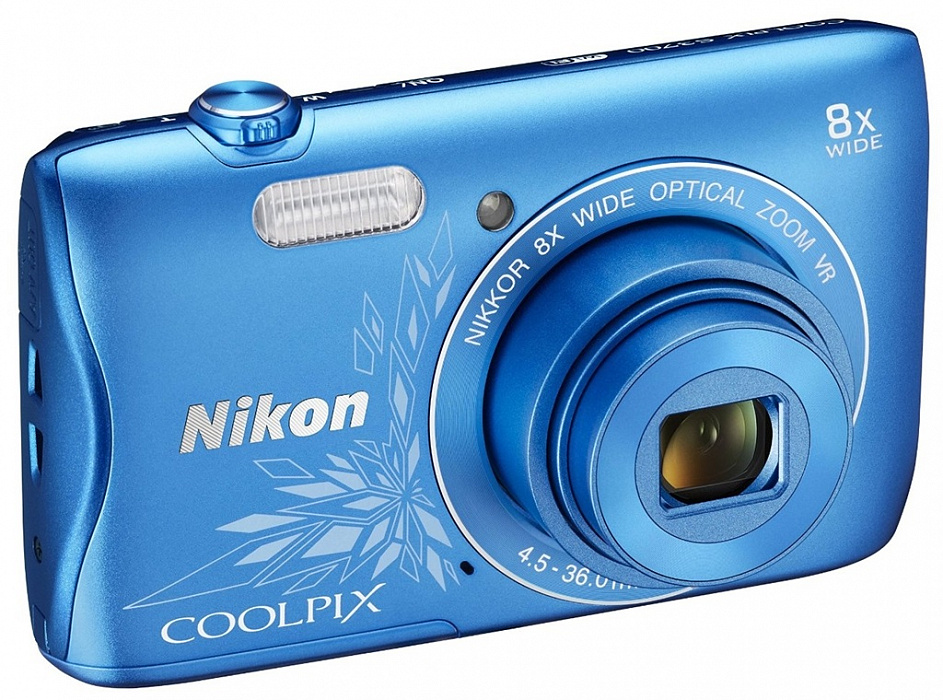 Фотоаппарат Nikon Coolpix S3700 (Blue Lineart) купить в интернет-магазине icover