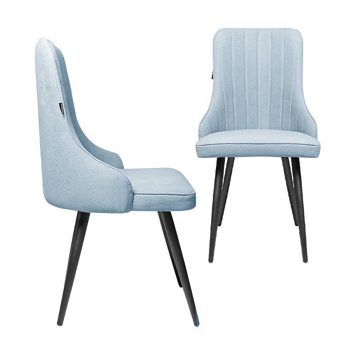 Комплект стульев Ridberg ЛОНДОН Chenille 2 шт. (Blue)  купить в интернет-магазине icover