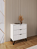 Комод RIDBERG LUGANO мини 3Я (White/Black) купить в интернет-магазине icover