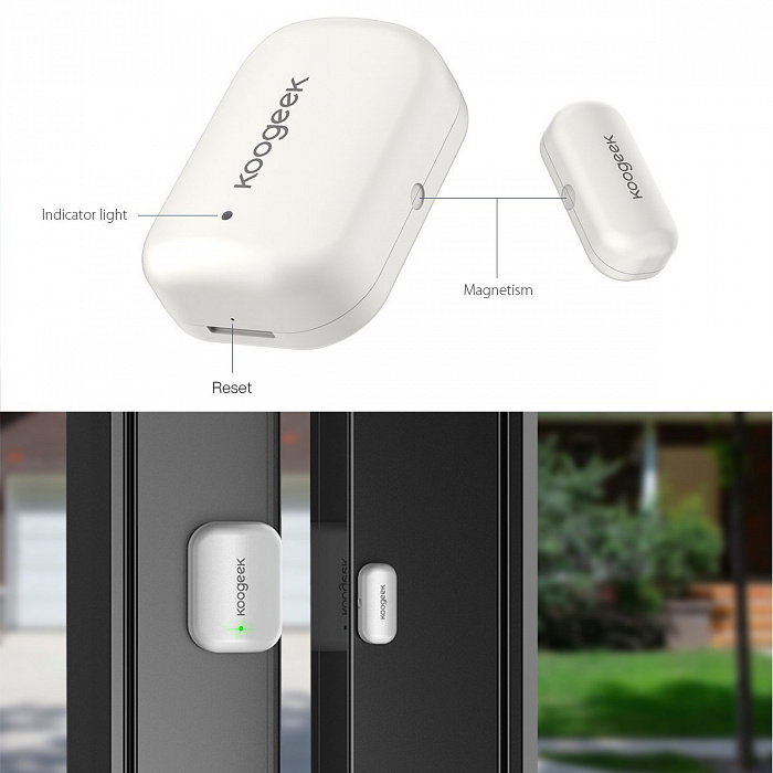 Датчик открытия окна/двери Koogeek DW1 с Apple Homekit (White) купить в интернет-магазине icover