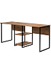 Стол двойной лофт RIDBERG DETROIT (Dark Oak) купить в интернет-магазине icover