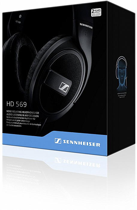 Sennheiser HD 569 - накладные наушники (Black) купить в интернет-магазине icover