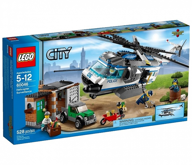 Lego City Helicopter Surveillance (60046) - вертолетный патруль купить в интернет-магазине icover