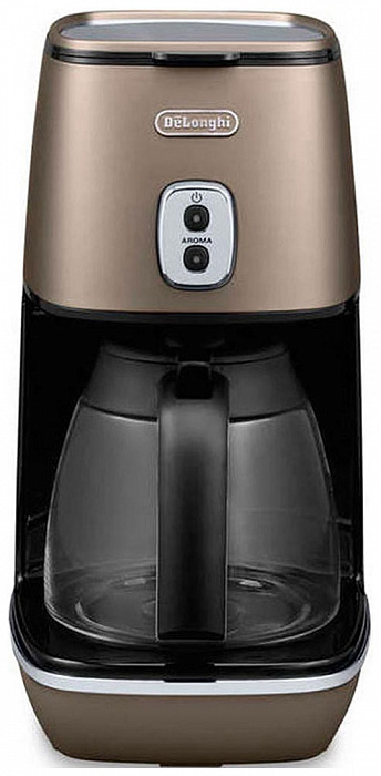 DeLonghi Distinta ICMI 211 - кофеварка капельная (Bronze) купить в интернет-магазине icover