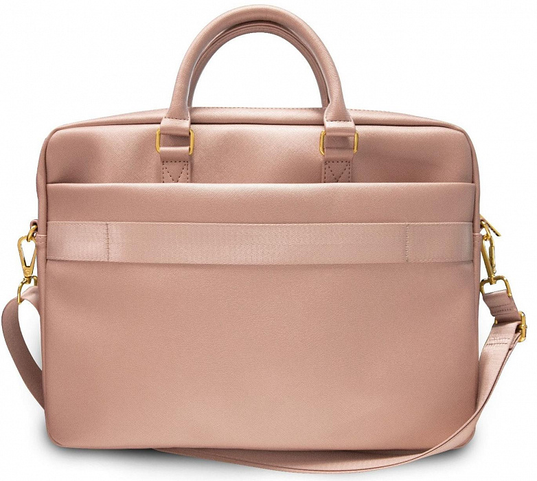 Сумка Guess Saffiano Script Logo (GUCB15PUSASPI) для ноутбука 15'' (Pink) купить в интернет-магазине icover