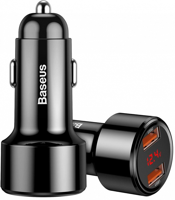 Автомобильное зарядное устройство Baseus Magic Series CCMLC20A-01 (Black) купить в интернет-магазине icover
